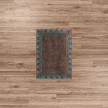 Load image into Gallery viewer, American Dakota Western Nubuck Rug - Dark Chocolate