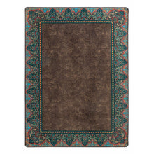 Load image into Gallery viewer, American Dakota Western Nubuck Rug - Dark Chocolate