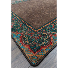 Load image into Gallery viewer, American Dakota Western Nubuck Rug - Dark Chocolate