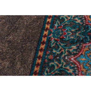 American Dakota Western Nubuck Rug - Dark Chocolate