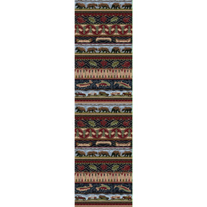 American Dakota Cabin Wilderness Trek Rug - Multi