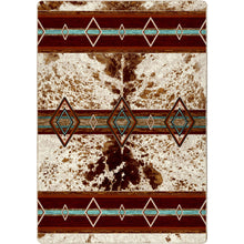 Load image into Gallery viewer, American Dakota Western Fire Hide Rug - True Western