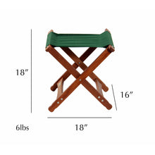 Load image into Gallery viewer, Byer of Maine Pangean Folding Stool - Green