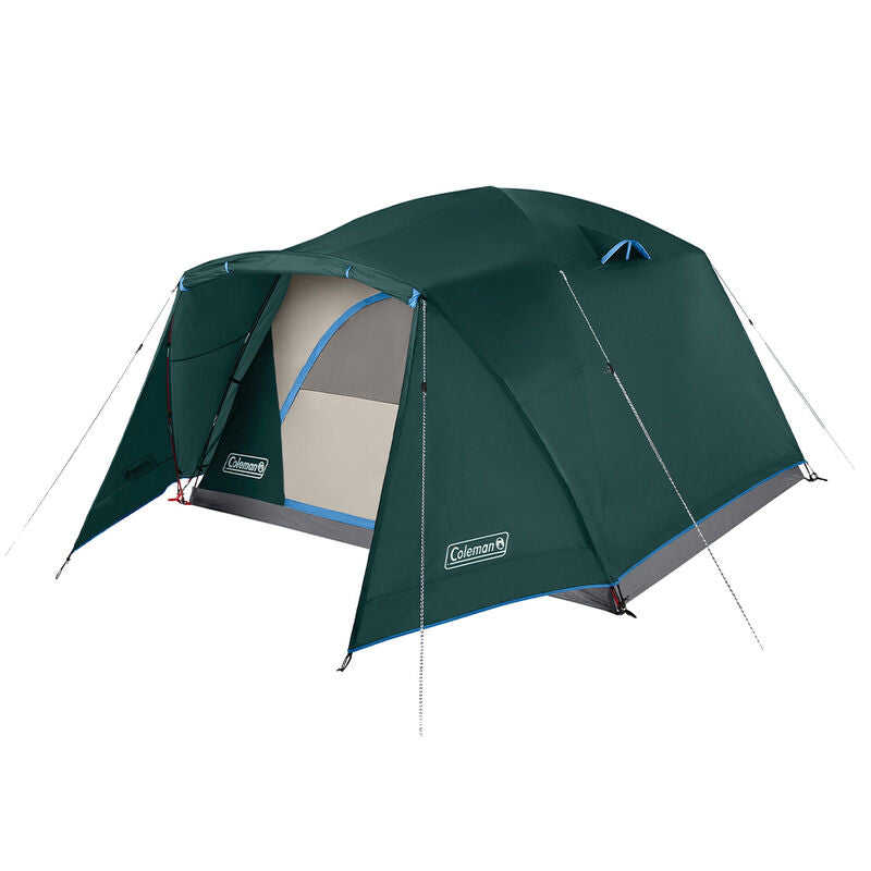 Coleman Skydome Tent 6 Person Full fly Vestibule Evergreen