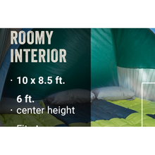 Load image into Gallery viewer, Coleman Skydome Tent 6 Person Full fly Vestibule Evergreen