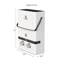 Load image into Gallery viewer, Eccotemp Luxé 1.5 GPM 37.5K BTU Outdoor Portable Tankless Water Heater with LED Display