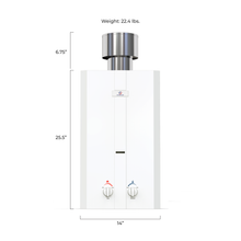Load image into Gallery viewer, Eccotemp L10 Portable Outdoor Tankless Water Heater w/ EccoFlo Diaphragm 12V Pump, Strainer &amp; Shower Set