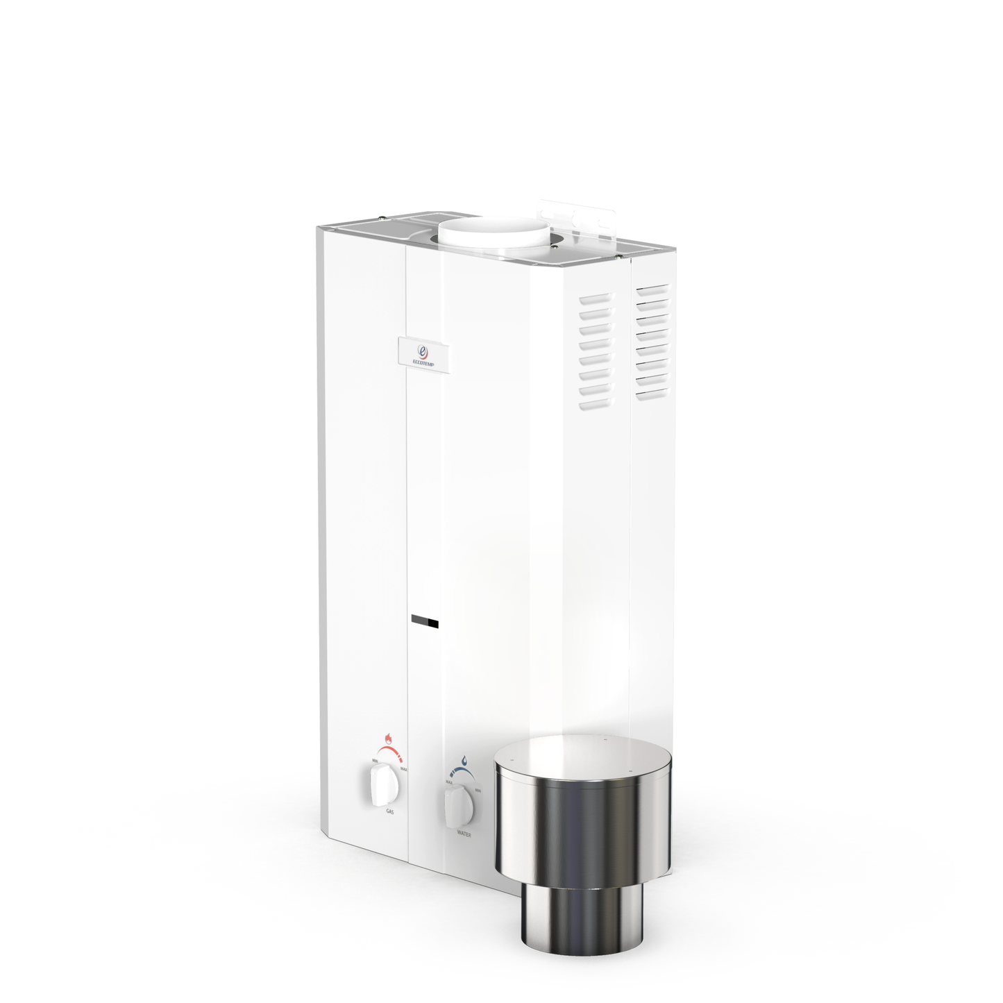 Eccotemp L10 Portable Outdoor Tankless Water Heater w/ EccoFlo Diaphragm 12V Pump, Strainer & Shower Set
