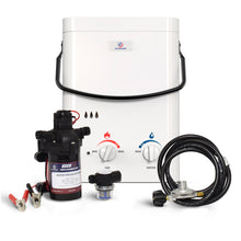 Load image into Gallery viewer, Eccotemp L5 Portable Outdoor Tankless Water Heater w/ EccoFlo Diaphragm 12V Pump and Strainer