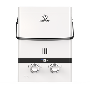 Eccotemp Luxé 1.5 GPM 37.5K BTU Outdoor Portable Tankless Water Heater with LED Display