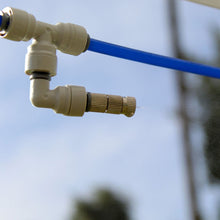 Load image into Gallery viewer, ExtremeMist 3-n-1 Portable Misting Fan w/ Solar Panel, PCS Pump &amp; 16ft Mist Line attachment