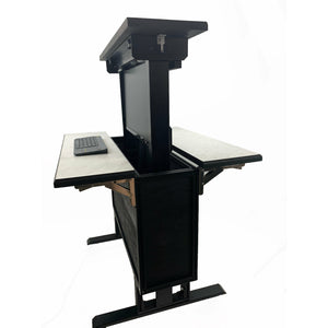 QuarterSign RV Combination Desk/Dinette Single Monitor Workstation