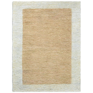 Simply Glamping USA Hand Knotted Sumak Jute Eco-friendly Area Rug Contemporary Natural Off White
