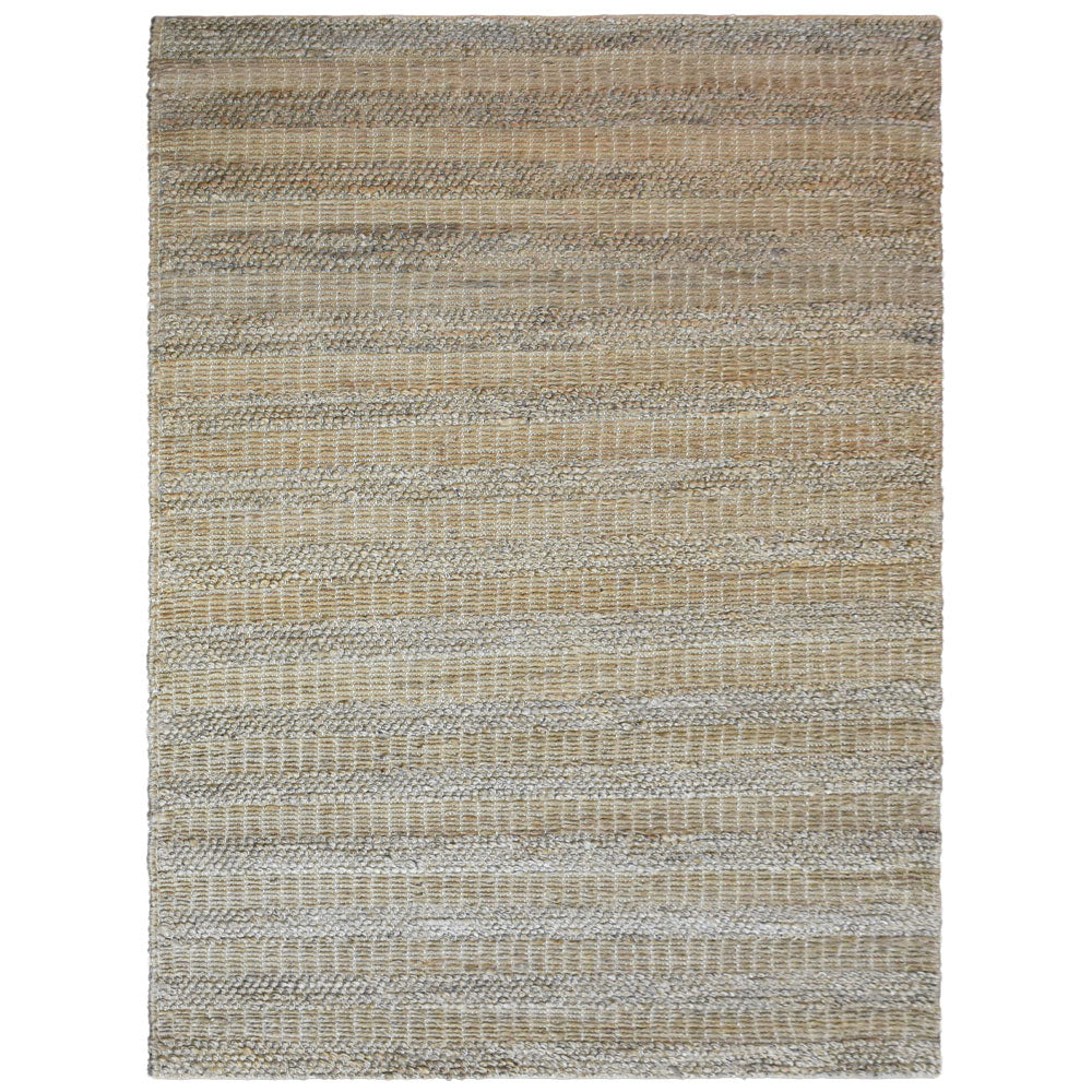 Simply Glamping USA Hand Woven Jute Eco-friendly Area Rug Contemporary Beige