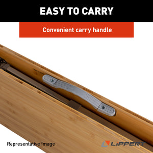 Lippert™ Bi-Fold Bamboo Adjustable Table