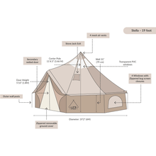 Load image into Gallery viewer, Life In Tents Bell Tent 19&#39; (6m) Stella™ Stargazer