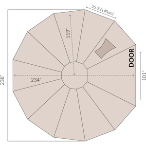 Life In Tents Bell Tent 19' (6m) Stella™ Stargazer