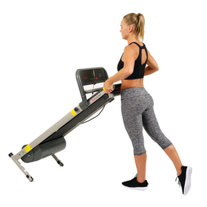 Sunny Health and Fitness Space Saving Treadmill - Compact Folding SF-T7632