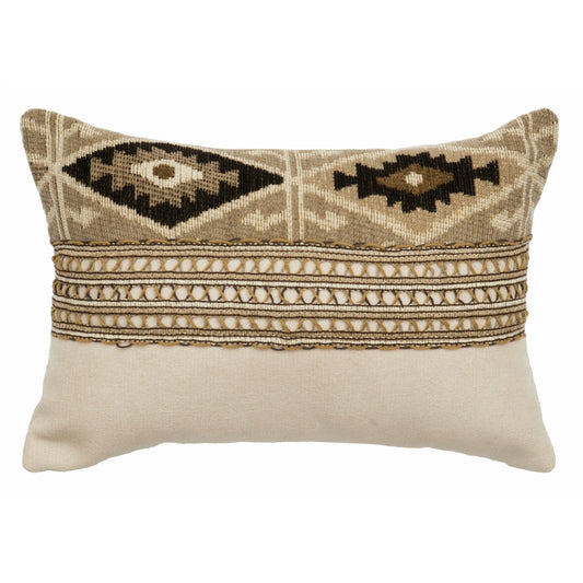 Wooded River Mountain Storm 12" x 18" Pillow