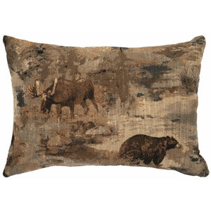 Wooded River Trapper 14" x 20" Pillow