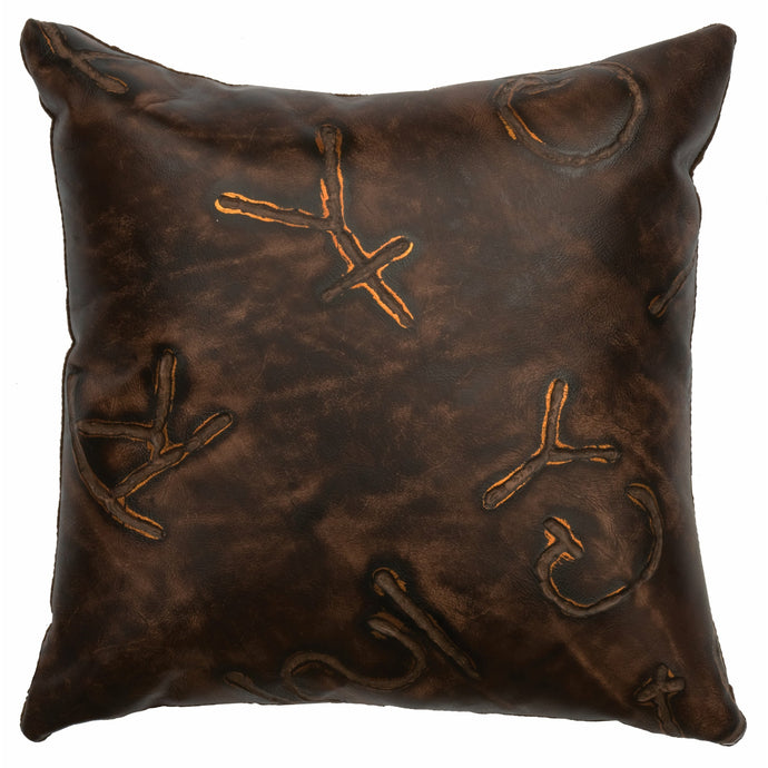 Wooded River Embossed Leather 16