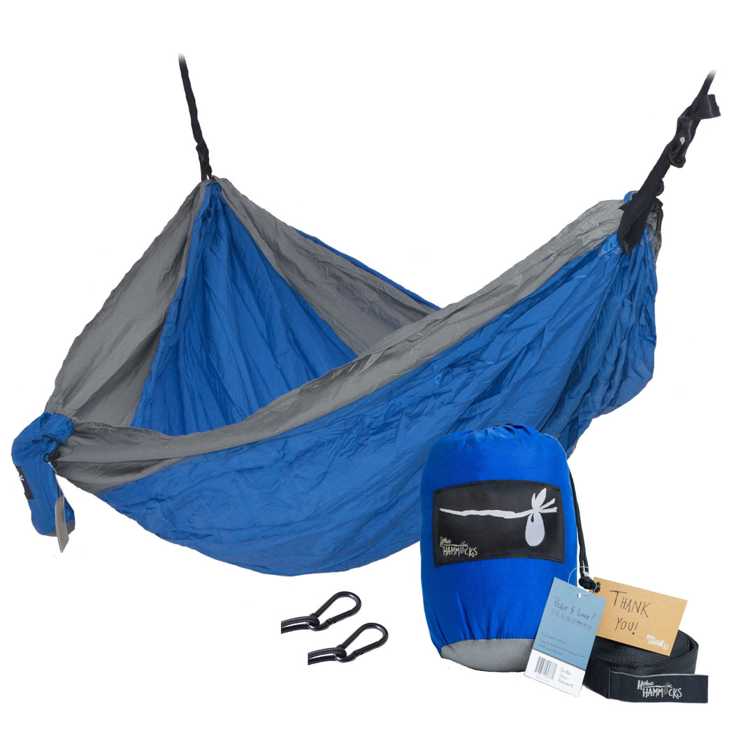 Hobo Hammocks Double Blue Hammock - Water
