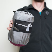 Load image into Gallery viewer, Hobo Hammocks Double Gray and Purple Hammock - Love