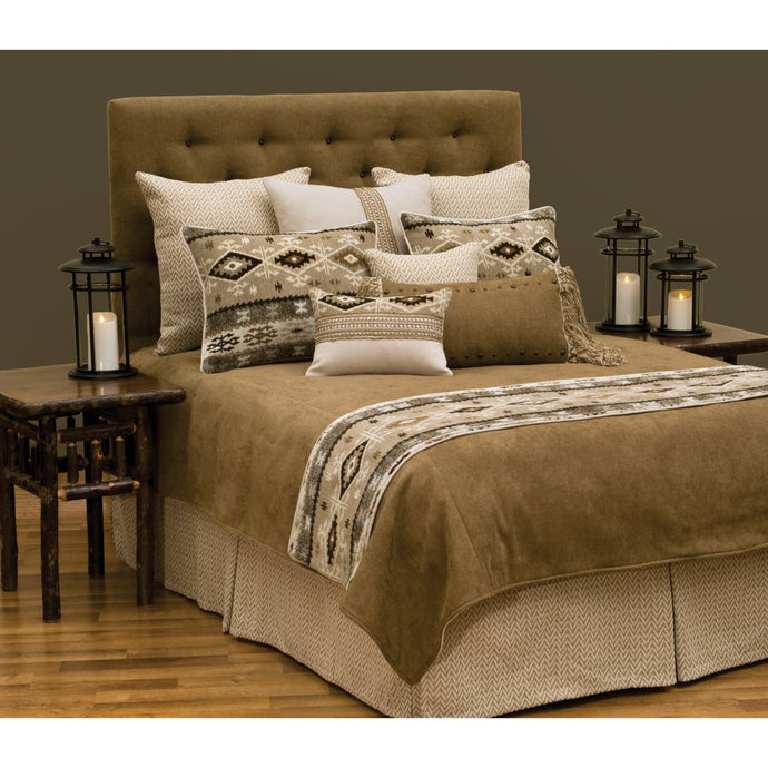 Wooded River Mountain Storm Coverlet Collection